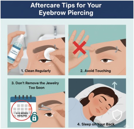 Aftercare Tips for Your Eyebrow Piercing